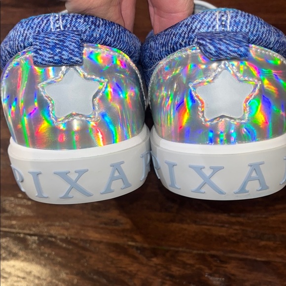 Holographic Disney Slip-On Shoes Like New Without Box - Picture 7 of 11